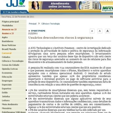 Usuários desconhecem riscos à segurança – Jornal de Jundiaí