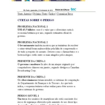 Perigo móvel 1 – Folha.com