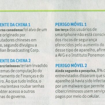 Perigo móvel 1 – Pág. F7 – Folha de S. Paulo
