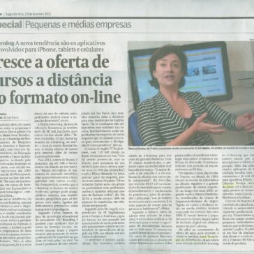 Cresce a oferta de cursos a distância no formato on-line – Valor Econômico – Página F6