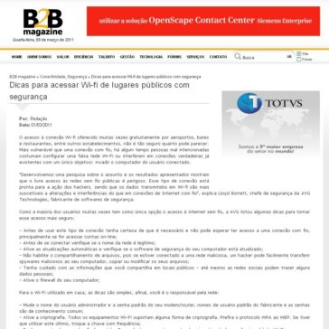 Dicas para acessar Wi-fi de lugares públicos com segurança – B2B Magazine