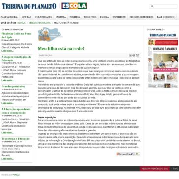 Meu filho está na rede! – Tribuna do Planalto
