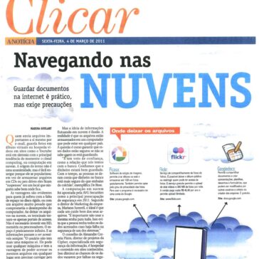 Navegando nas nuvens – Pág. 1 – A Notícia