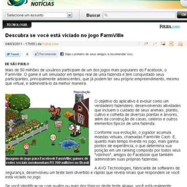 Descubra se você está viciado no jogo FarmVille – BOL