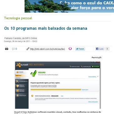 Os 10 programas mais baixados da semana – Info Exame