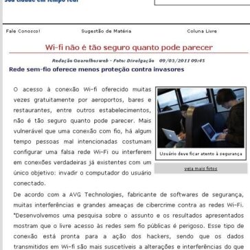 Wi-fi não é tão seguro quanto pode parecer – Guarulhos Web