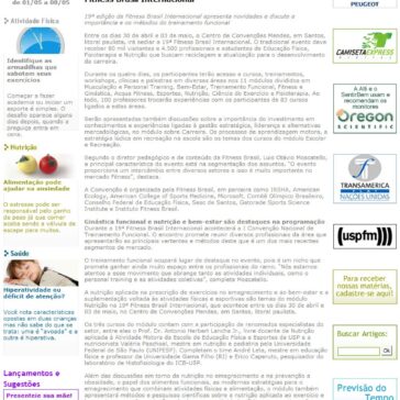 Fitness Brasil Internacional – Site – Sentir Bem