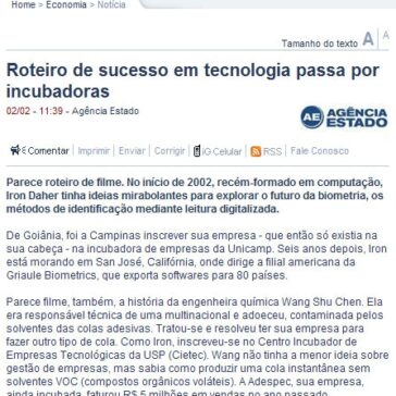 Roteiro de sucesso em tecnologia passa por incubadora – Site – Último Segundo