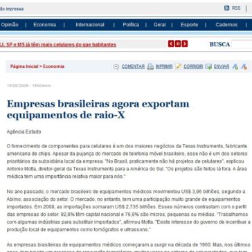Empresas brasileiras agora exportam equipamentos de raio-X – Site – Jornal do Comércio RS