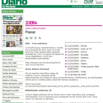 Zona Cyber – Site – Diário do Nordeste