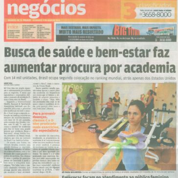 Busca de saúde e bem-estar faz aumentar procura por academia – Jornal – Diário de S.Paulo – Página 06