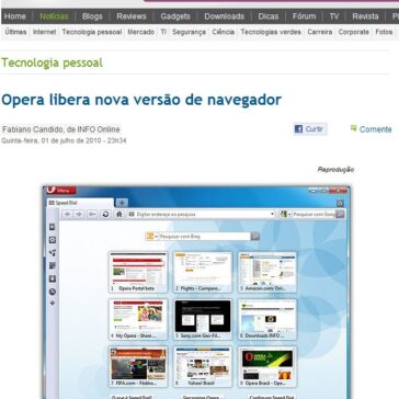 Opera libera nova versão de navegador – Info Plantão