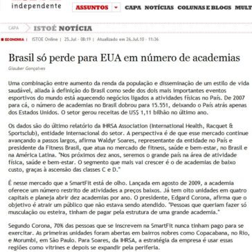 Brasil só perde para EUA em número de academias – IstoÉ
