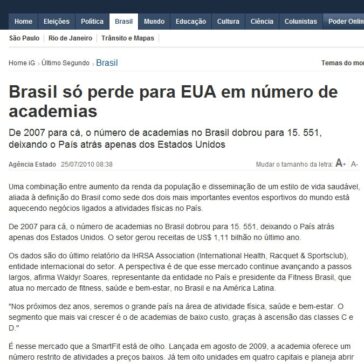 Brasil só perde para EUA em número de academias – Último Segundo