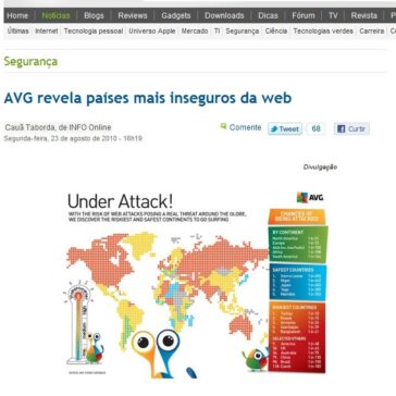 AVG revela países mais inseguros da web – Info Plantão