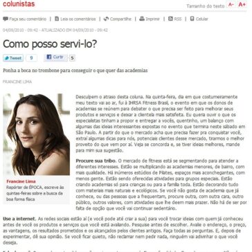 Como posso servi-lo? – Época