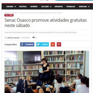 Senac Osasco promove atividades gratuitas neste sábado – Visão Oeste