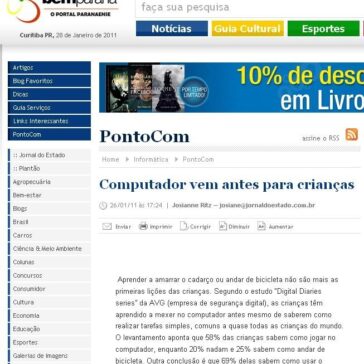 Computador vem antes para crianças – Bem Paraná
