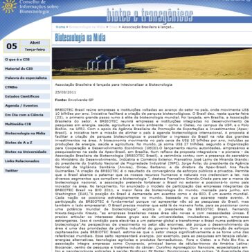 Associação Brasileira é lançada para intecionalizar a Biotecnologia – CIB