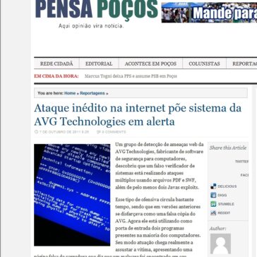 Ataque inédito na internet põe sistema da AVG Technologies em alerta – Pensa Poços