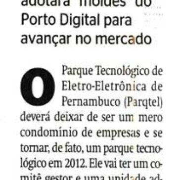 Parqtel terá novo perfil – Diário de Pernambuco (Economia – B12)