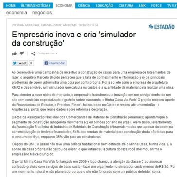 Empresário inova e cria ‘simulador da construção’ – MSN Notícias
