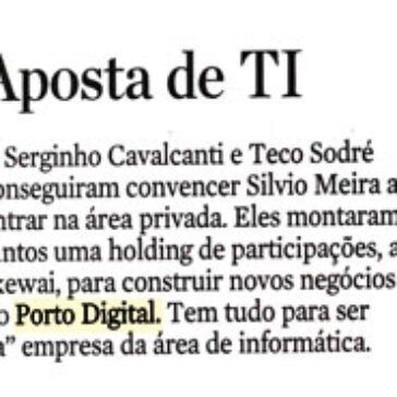 Aposta de TI – Jornal do Commércio