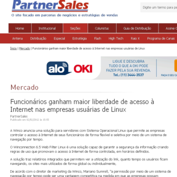 Funcionários ganham maior liberdade de acesso à Internet nas empresas usuárias de Linux – Partner Sales