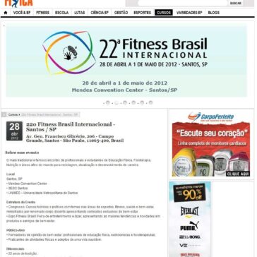 22o Fitness Brasil Internacional – Santos / SP – Portal da Educação Física