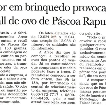 Odor em brinquedo provoca o recall de ovo de Páscoa Rapunzel – Correio da Paraíba