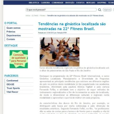Tendências na ginástica localizada são mostradas na 22ª Fitness Brasil – Educação Física Brasil