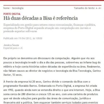 Há duas décadas a Bisa é referencia – Jornal do Commércio