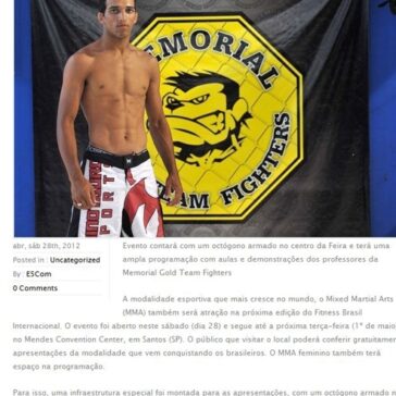 MMA invade a 22ª edição do Fitness Brasil Internacional, em Santos (SP) – E5 Comunicação