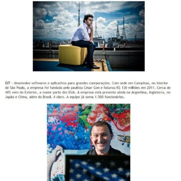 Start-ups brasileiras tipo exportação – Isto É Dinheiro (online)
