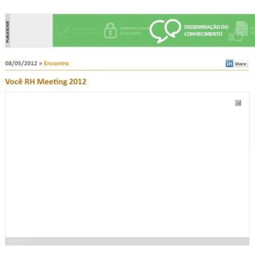 Você RH Meeting 2012 – Você RH