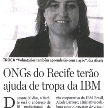 ONGs do Recife terão ajuda de tropa da IBM – Jornal do Commércio