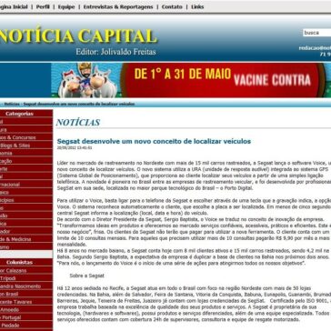 Segsat desenvolve um novo conceito de localizar veículos – Notícias Capital