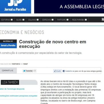 Construção de novo centro em execução – Jornal da Paraíba Online