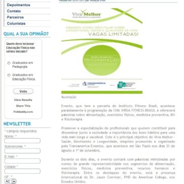 Simpósio Viva Melhor promove reflexão sobre saúde e longevidade – Portal Educação Física