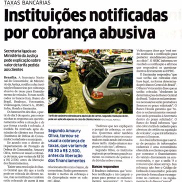 Instituições notificadas por cobrança abusiva – Diário do Nordeste