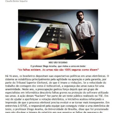 As urnas são seguras mesmo?  – Isto É (Online)