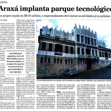 Araxá implanta parque tecnológico – Diário do Comércio