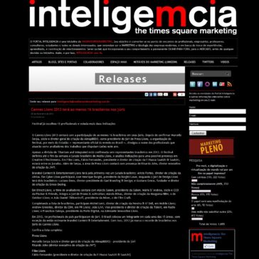 Cannes Lions 2013 terá ao menos 16 brasileiros nos júris – Inteligemcia