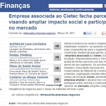 Empresa associada ao Cietec fecha parcerias visando ampliar impacto social e participação no mercado – EcoFinanças