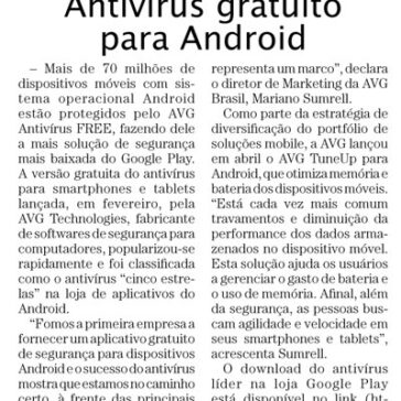 Antivírus gratuito para Android – Empresas & Negócios