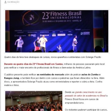 Confira o que aconteceu na 23ª Fitness Brasil – Portal Negócio & Fitness