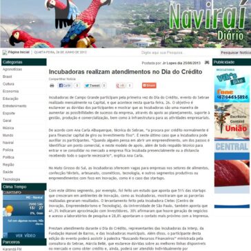 Incubadoras realizam atendimentos no Dia do Crédito – Naviraí Notícias