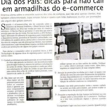 Dia dos Pais: dicas para não cair em armadilhas do e-commerce – Empresas & Negócios P. 12