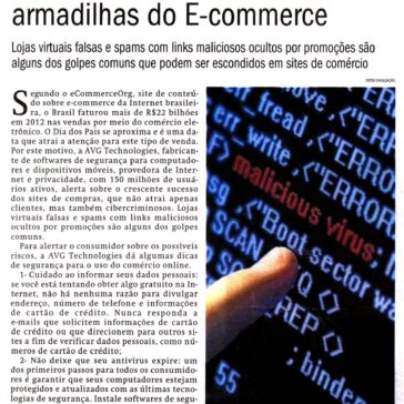 AVG dá dicas para não cair em armadilhas do E-commerce – Jornal de Jundiaí P. 4