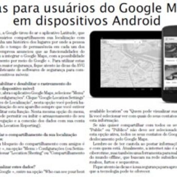 Dicas para usuários do Google Maps em dispositivos Android – Empresas & Negócios P. 12